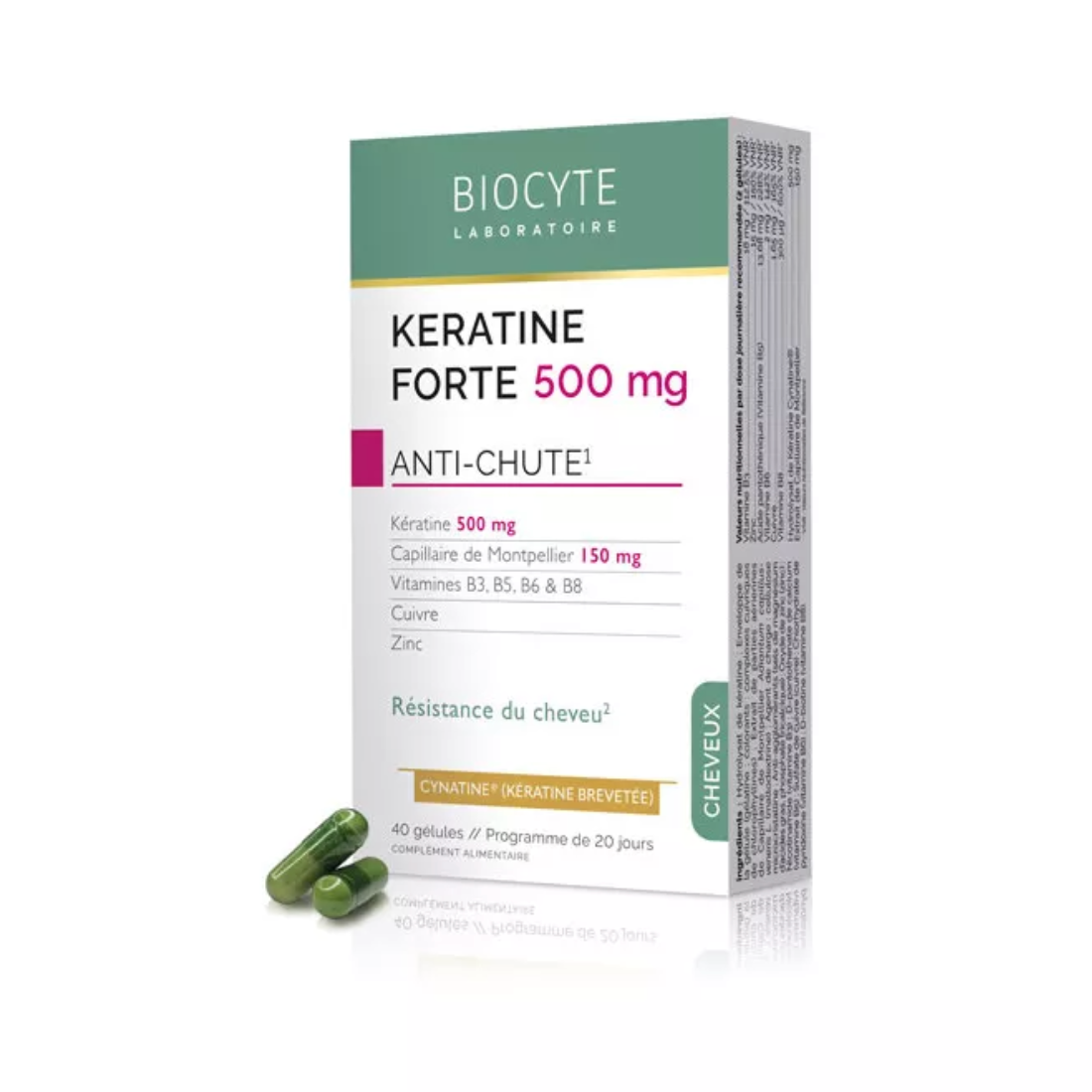 Keratine Forte® 900mg Anti-Chute – Capsule(180’s)